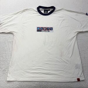 Bombardier Sea Doo Mens Graphic T Shirt White Blue XL Crew‎ Neck